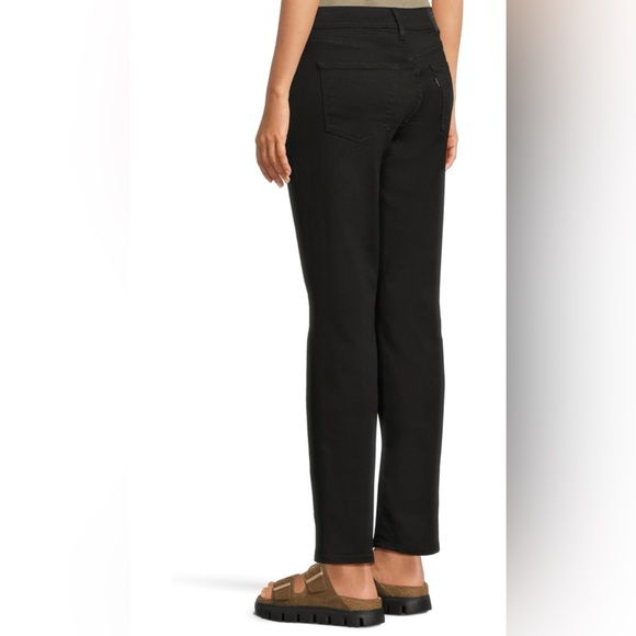 Levi's Black Straight Leg Jeans for Women - Picture 2 of 4
